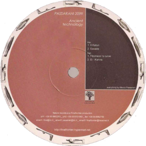 Passarani 2099 – Ancient Technology